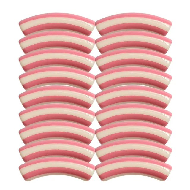 ARTSHOP Tubes à Rayures 451 tube incurvé rose 8mm x6