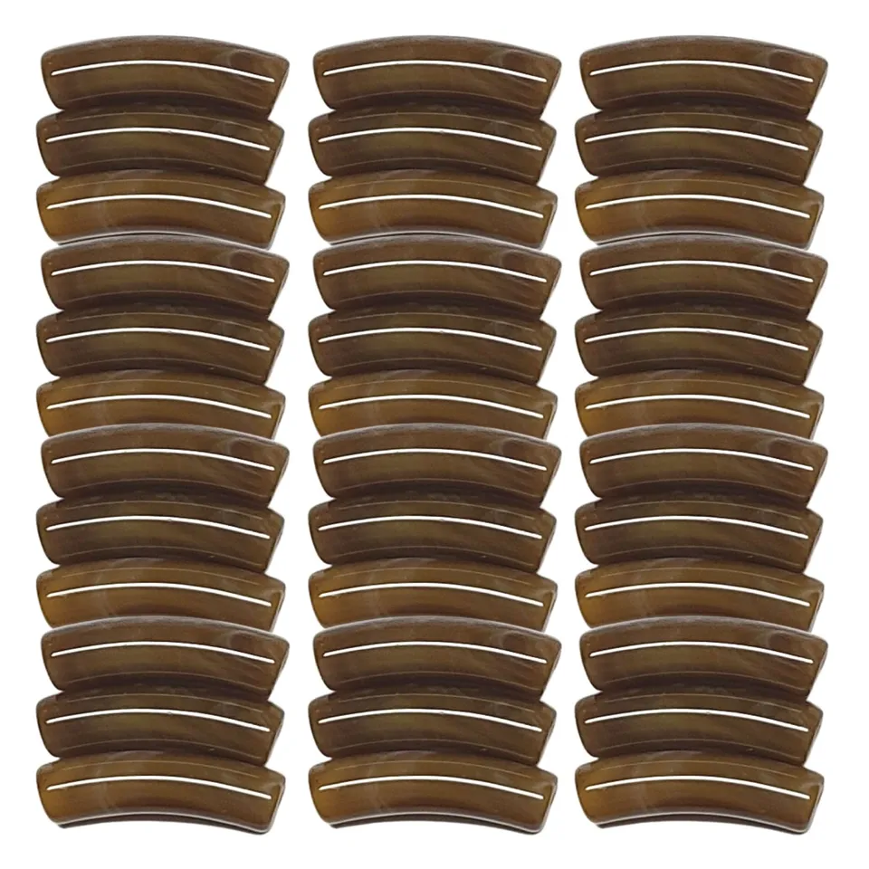 ARTSHOP Tiny 41 Tube incurvé Topaze marbré 5mm x10 tubes