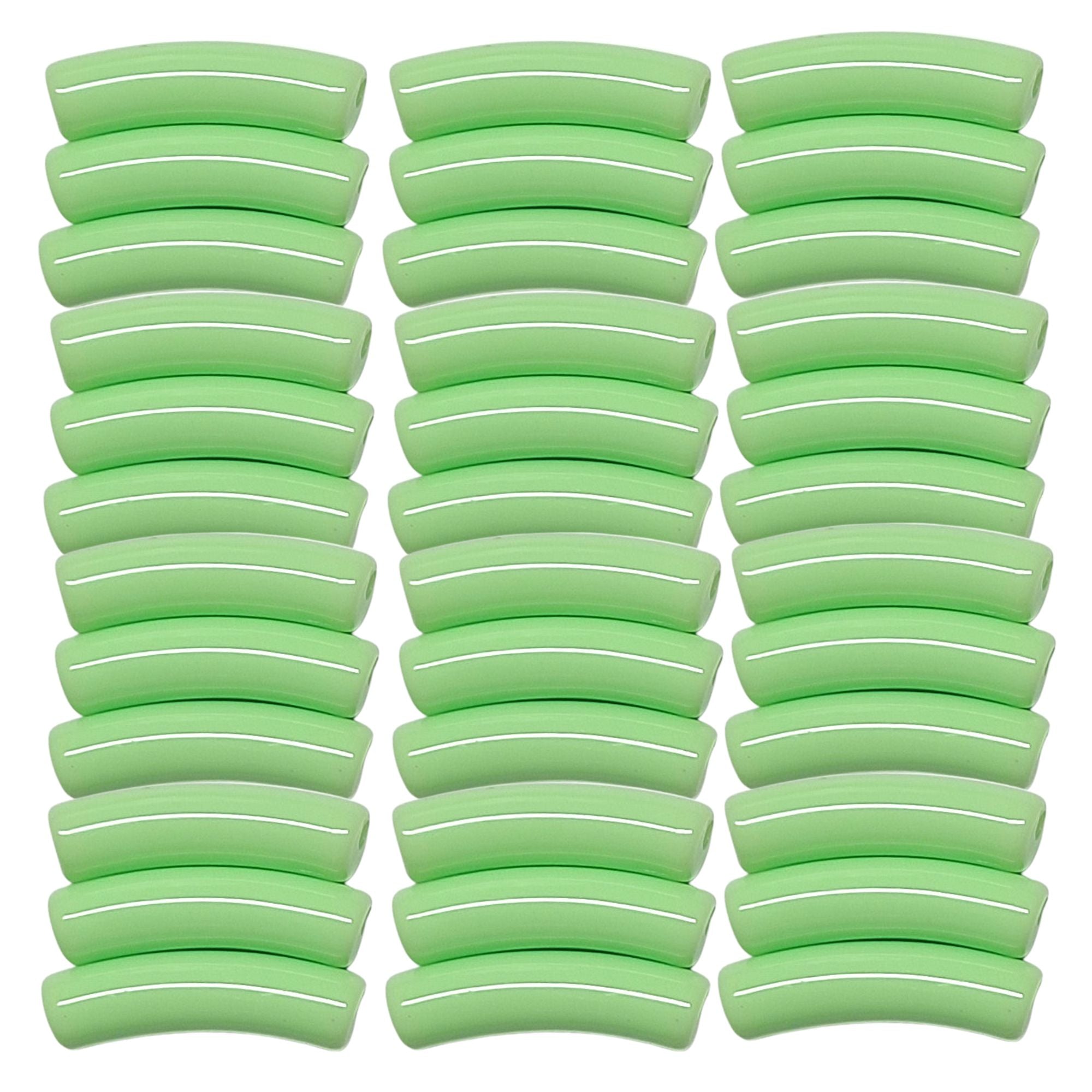 ARTSHOP TINY Tubes 30 Perle tube Jade 5MM x50