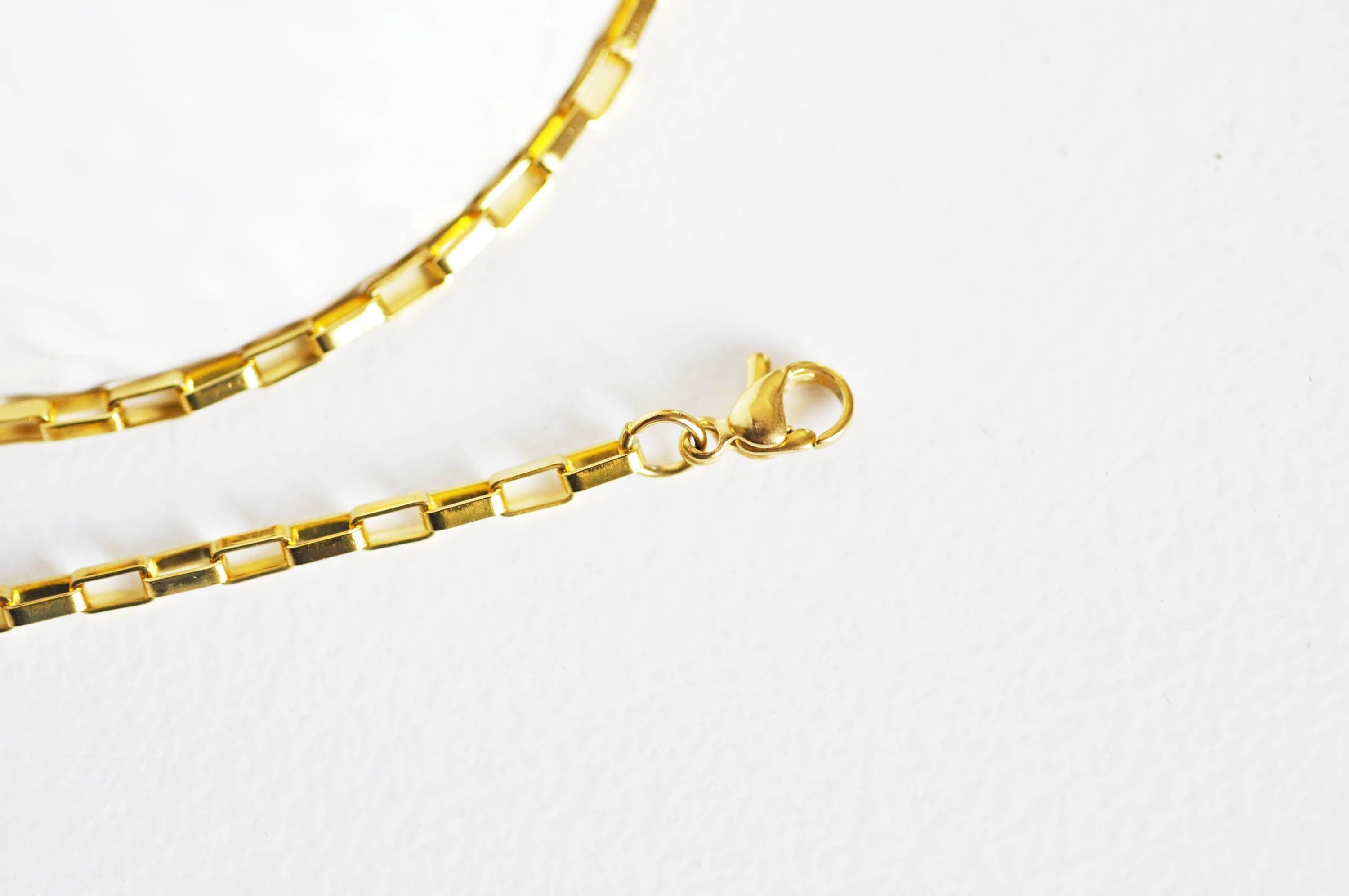 Gingerlily chaîne complète G1757 collier acier doré 43cm