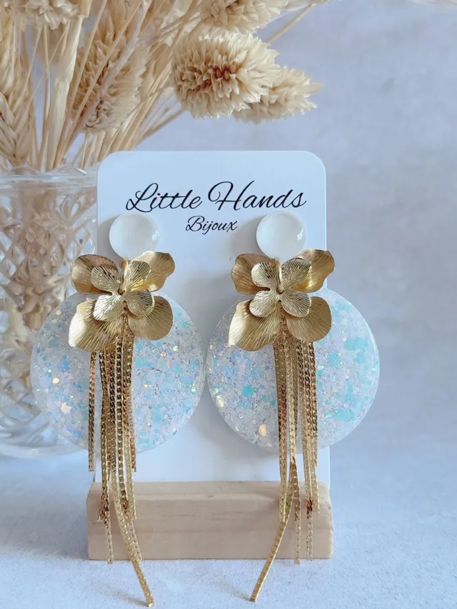 Little Hands Bijoux Capucine boucles d'oreilles Opal Dream