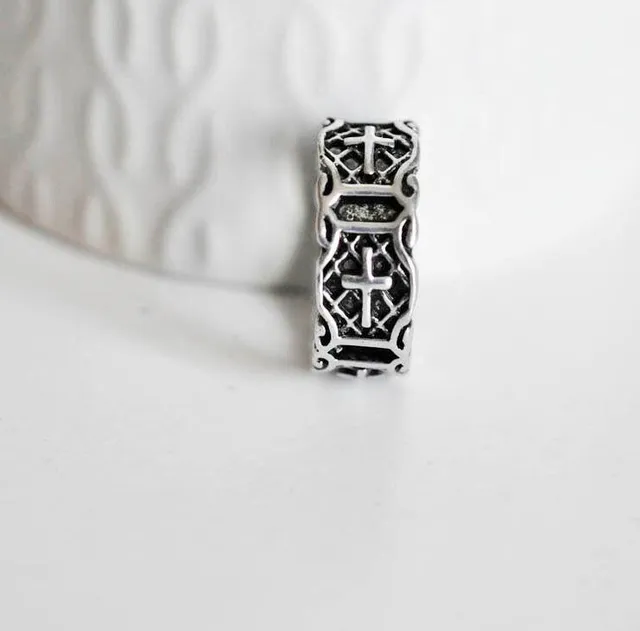 Gingerlily G0764 support bague croix argenté 20mm x1 homme