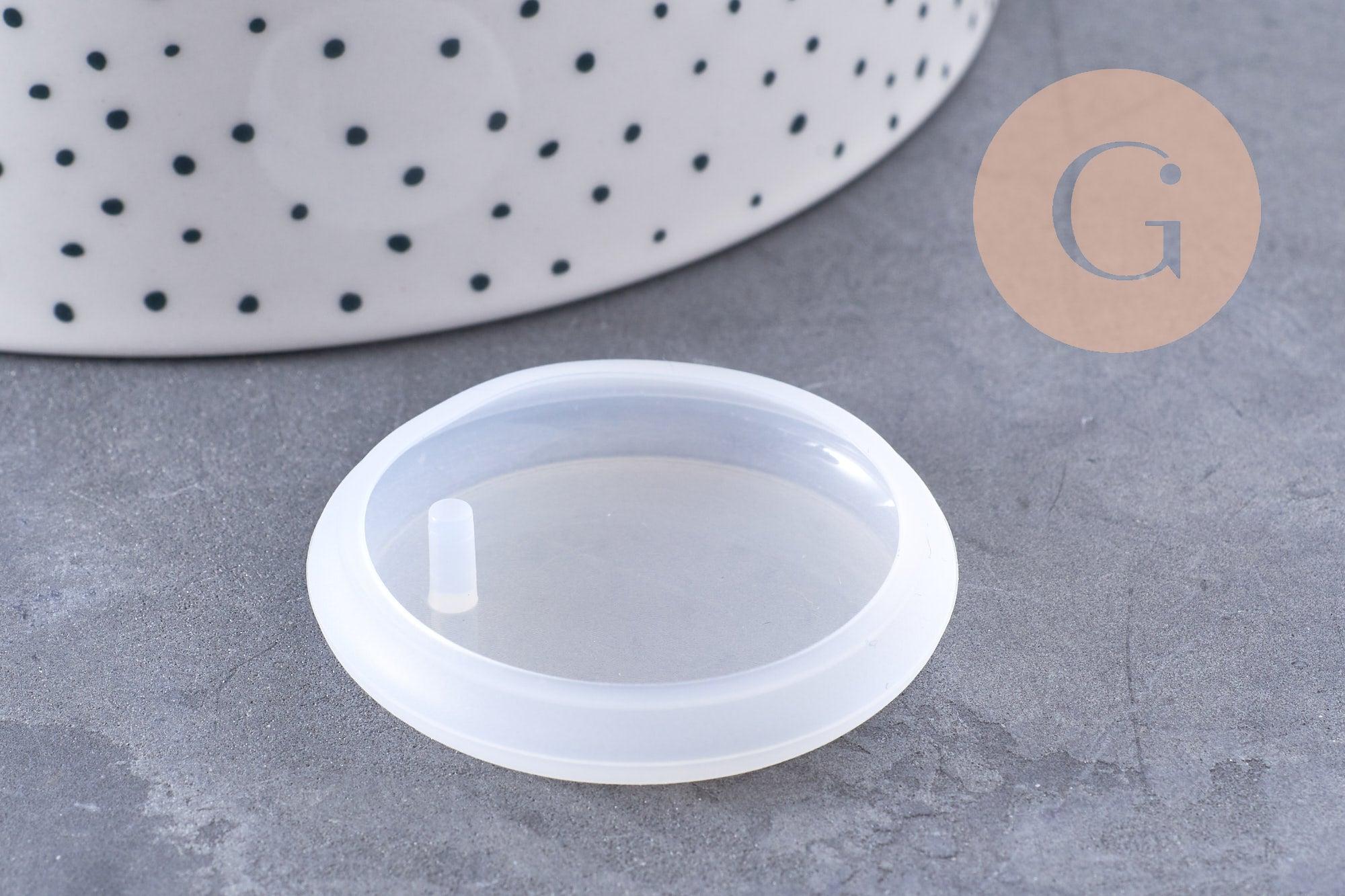 Gingerlily Moule silicone rond G10165 moule 42 mm résine