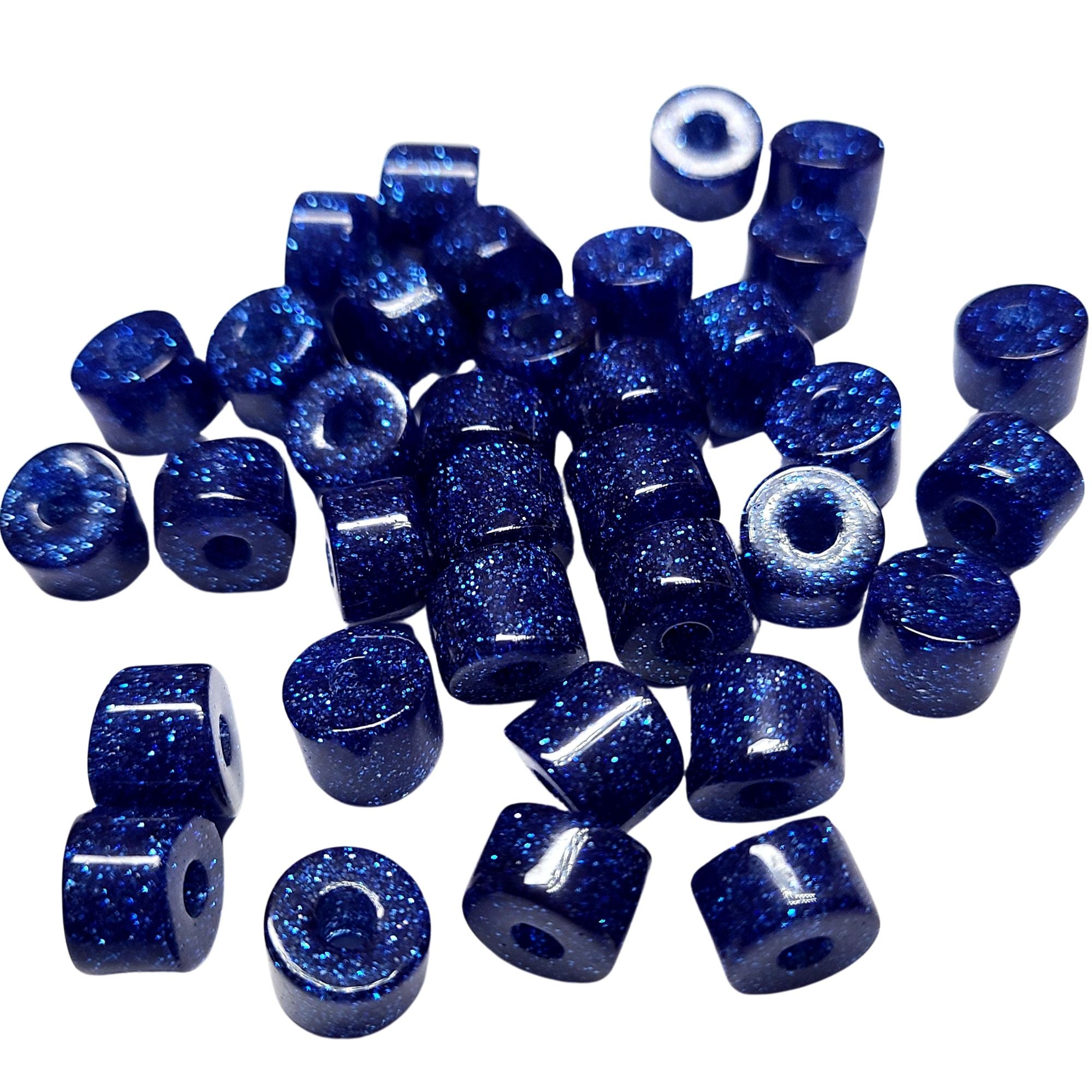 ARTSHOP Séparateurs 317C cylindre glitter cobalt 12 mm