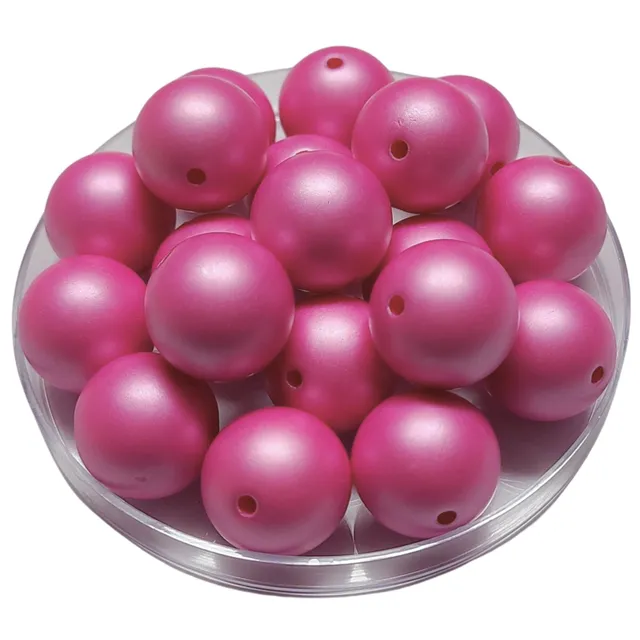 ARTSHOP Boules 20MM 128 boule acrylique satin fuchsia x10