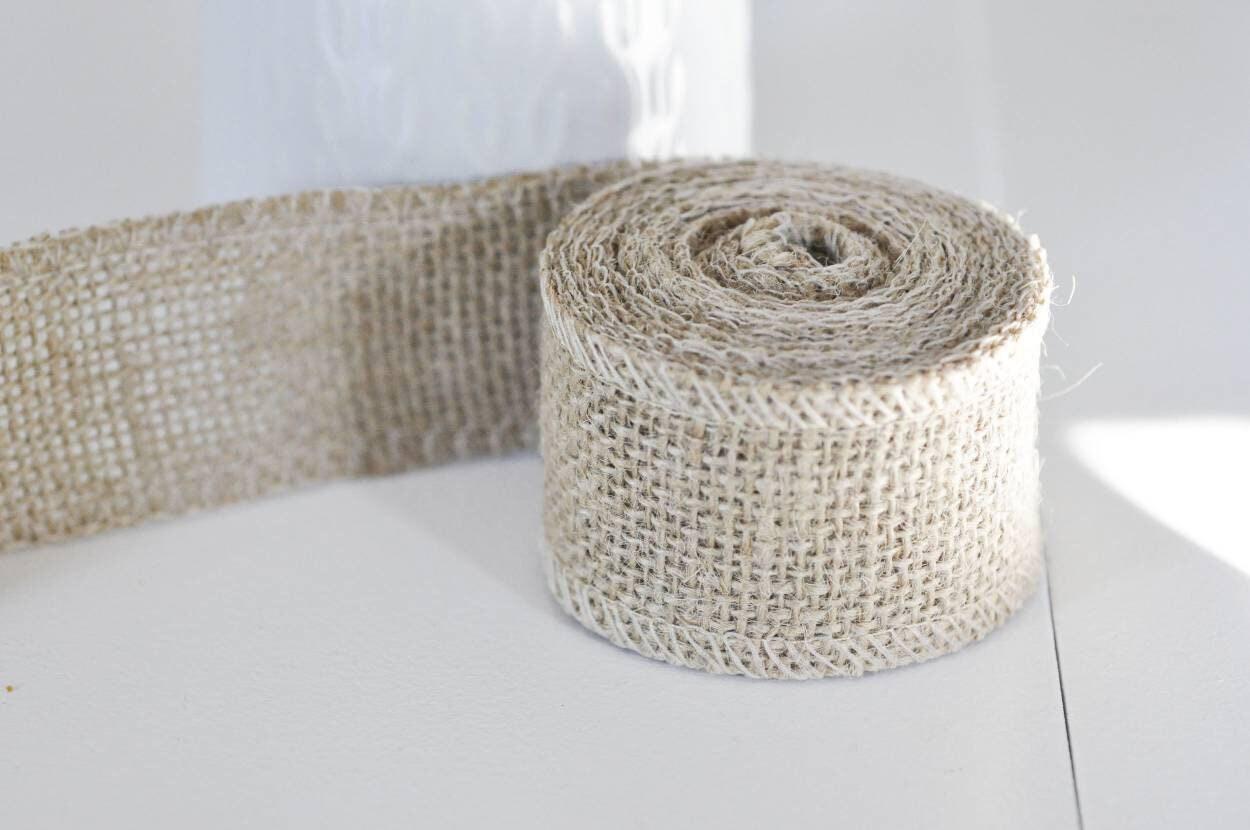 Gingerlily Cordons G5929 ruban jute naturel 4 cm x 1 mètre
