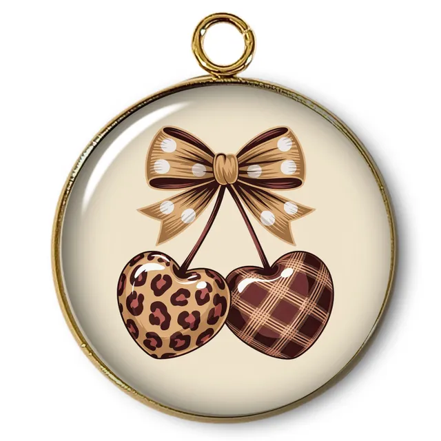 ARTSHOP Pendentifs Intemporel breloque cerise 31 mm x1