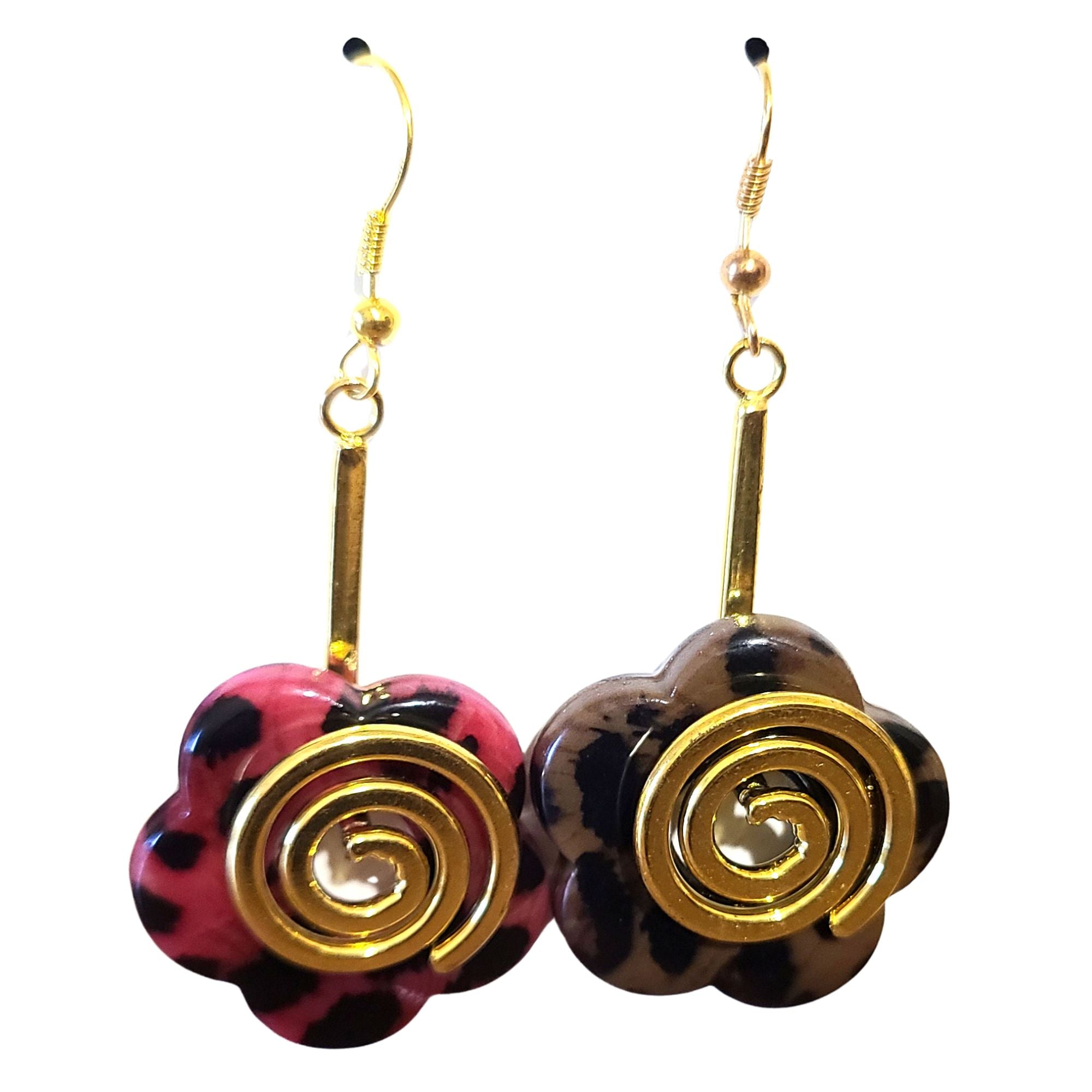 Artshop Flower Power fleur capucine léopard 27 mm x30