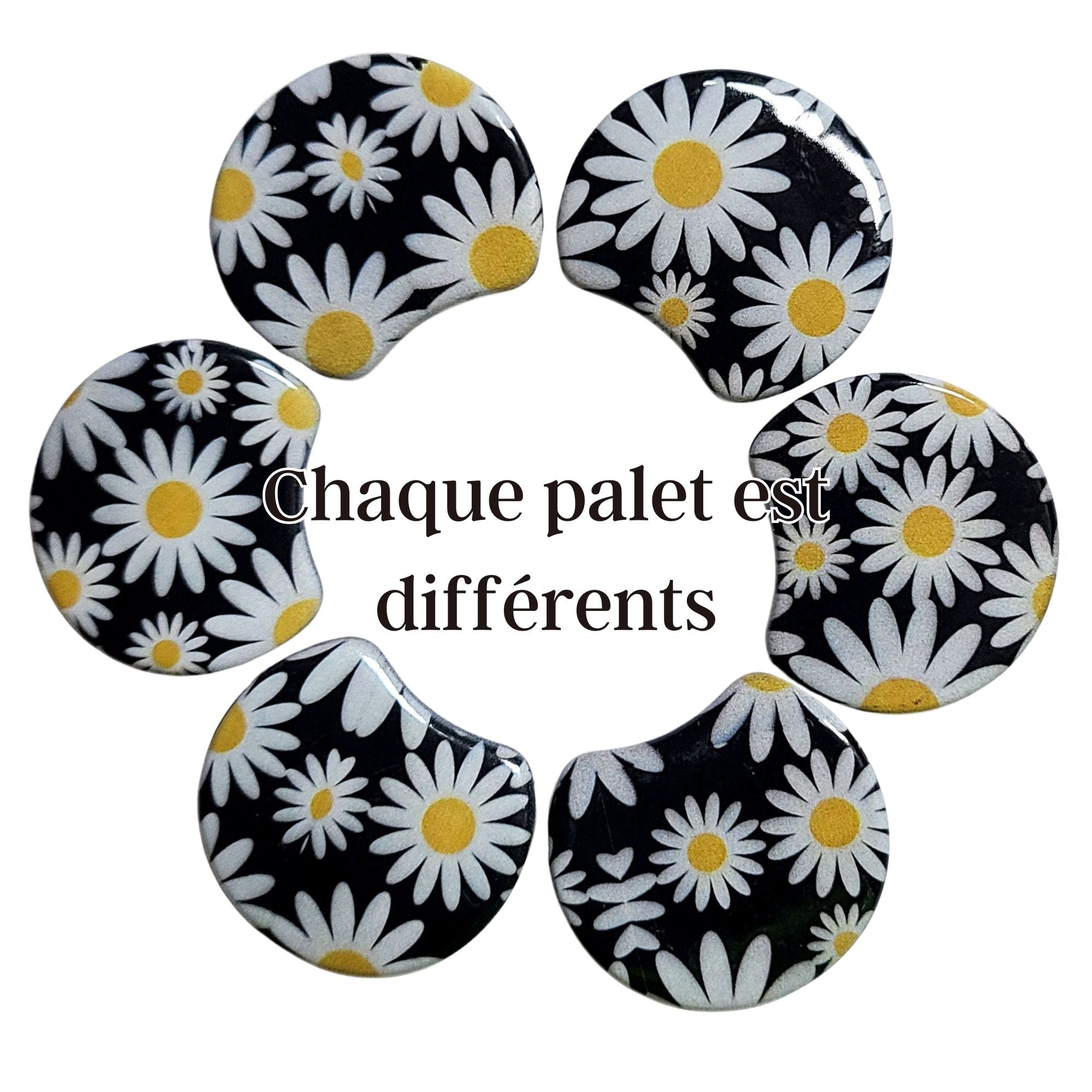 ARTSHOP Palets LUNE 1016 palet lune incurvé fleurs