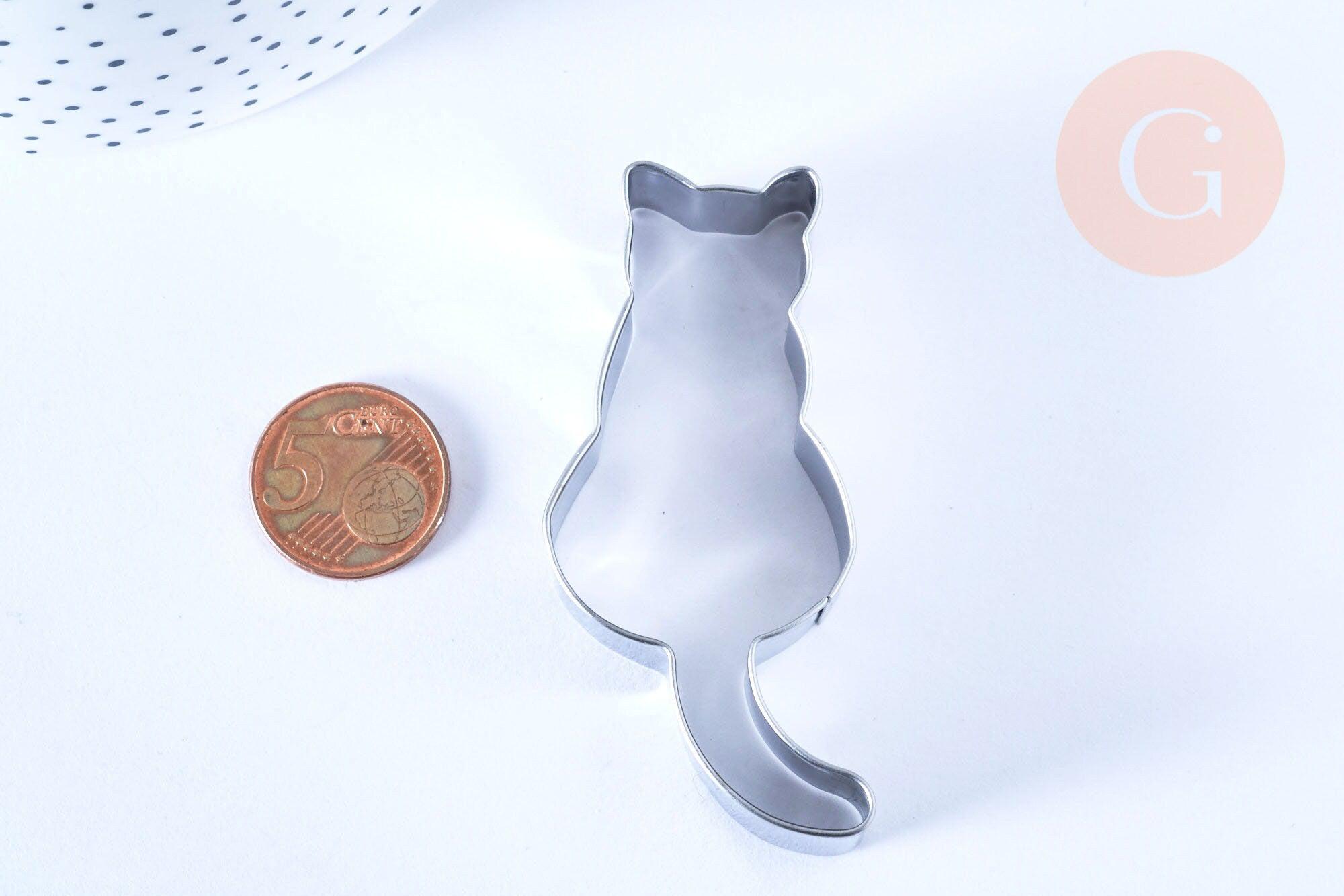 Gingerlily G5101 emporte-pièce chat inox 6,9 cm