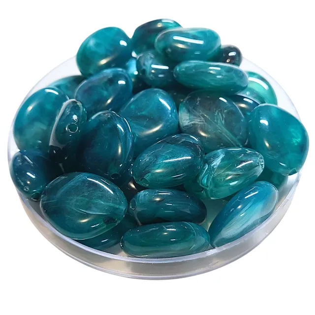 Artshop Galets Tika 24 galet zircon marbré 23 mm x10