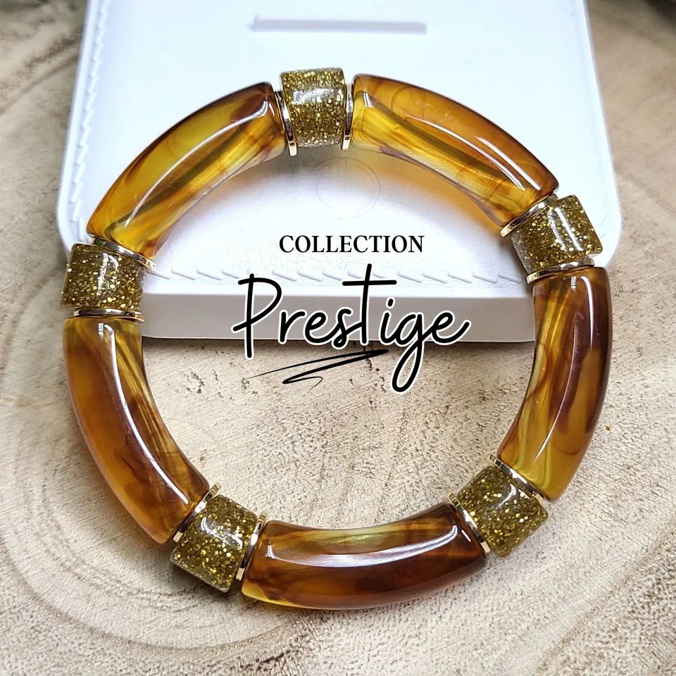 ARTSHOP Idées de créations 55 modèle bracelet tubes caramel