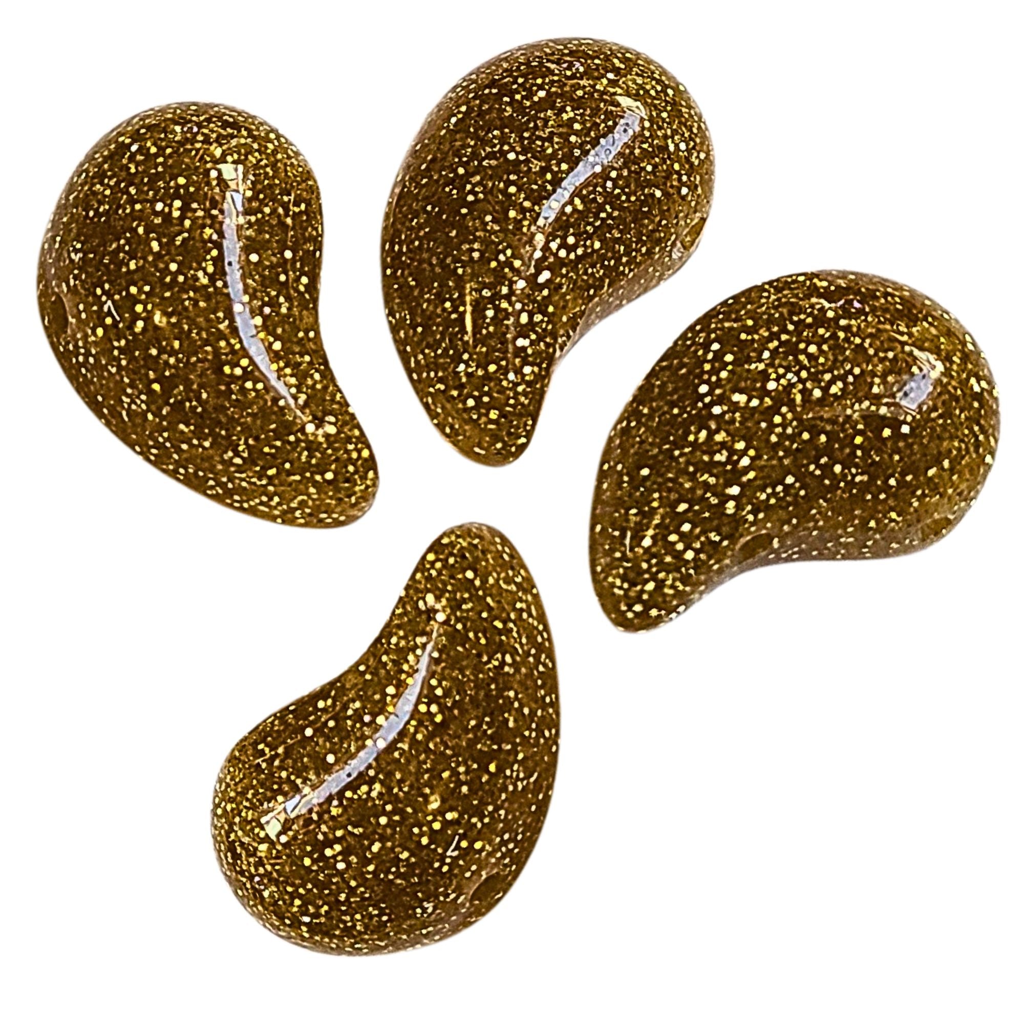 Artshop Magatama 17 Glitter Doré perle x1