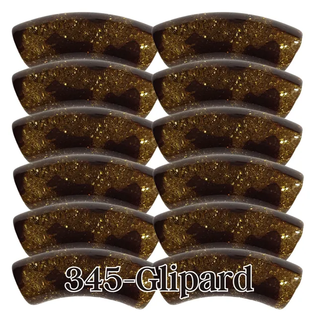 ARTSHOP Tubes 8MM 345 tube Glipard doré pailleté x1