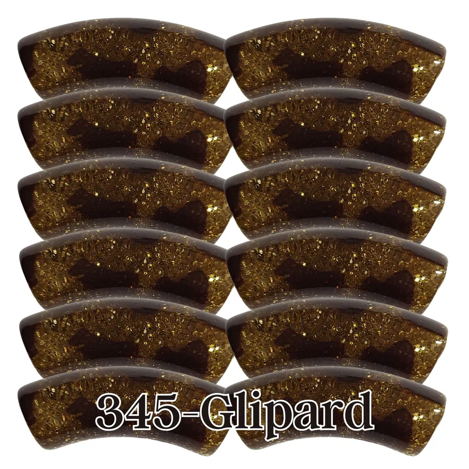 ARTSHOP Tubes 8MM 345 tube Glipard doré pailleté x1