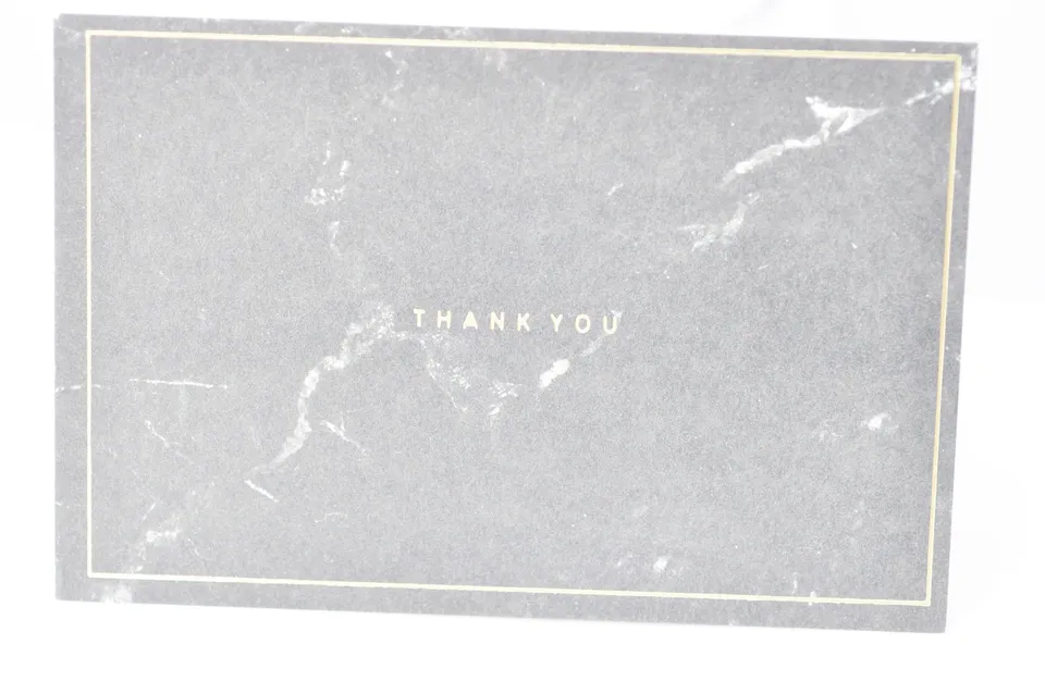 Gingerlily Carton remerciement Thank You or 10,5x7 cm x10
