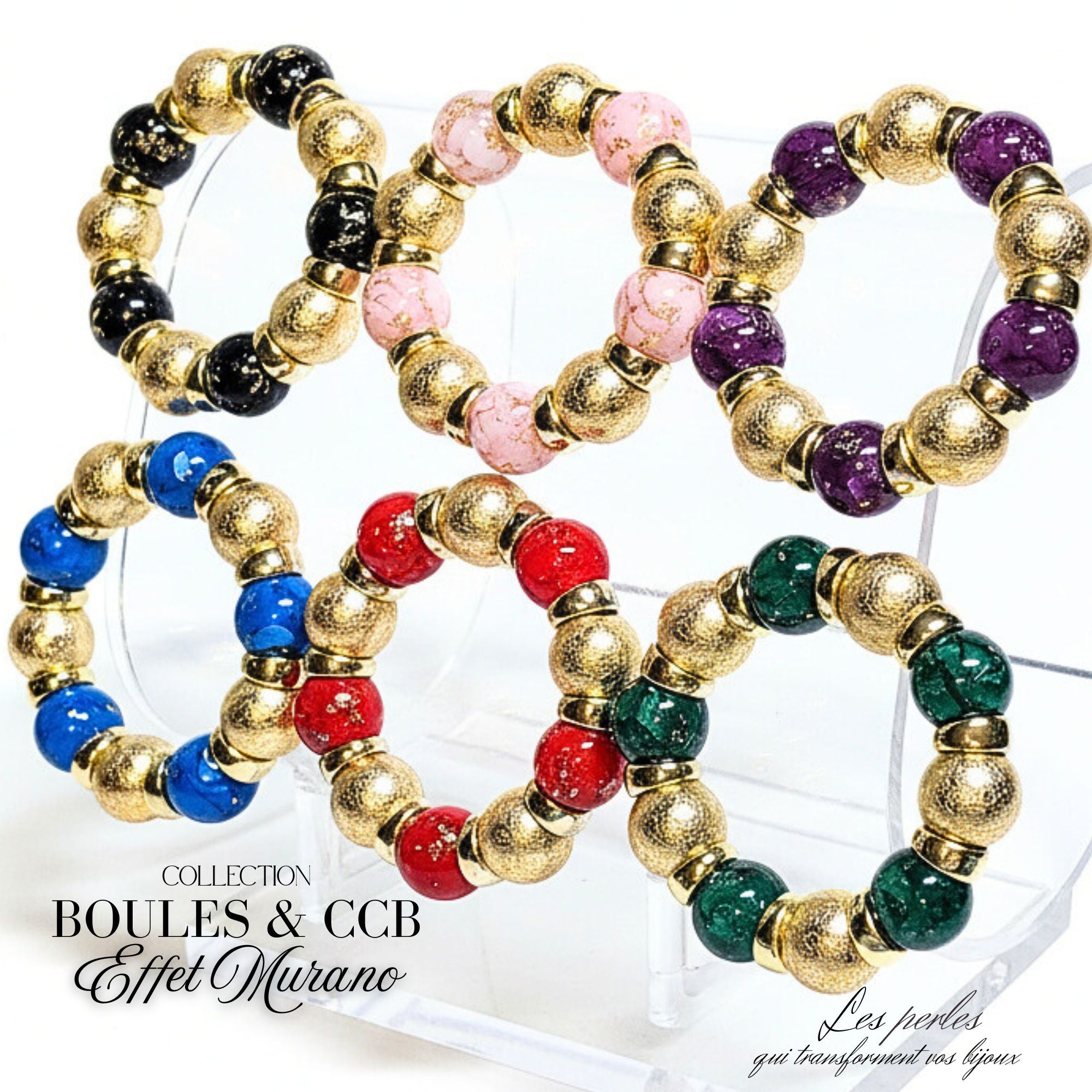 ARTSHOP Boules 20MM 314 Perle Murano Rose Clair x1