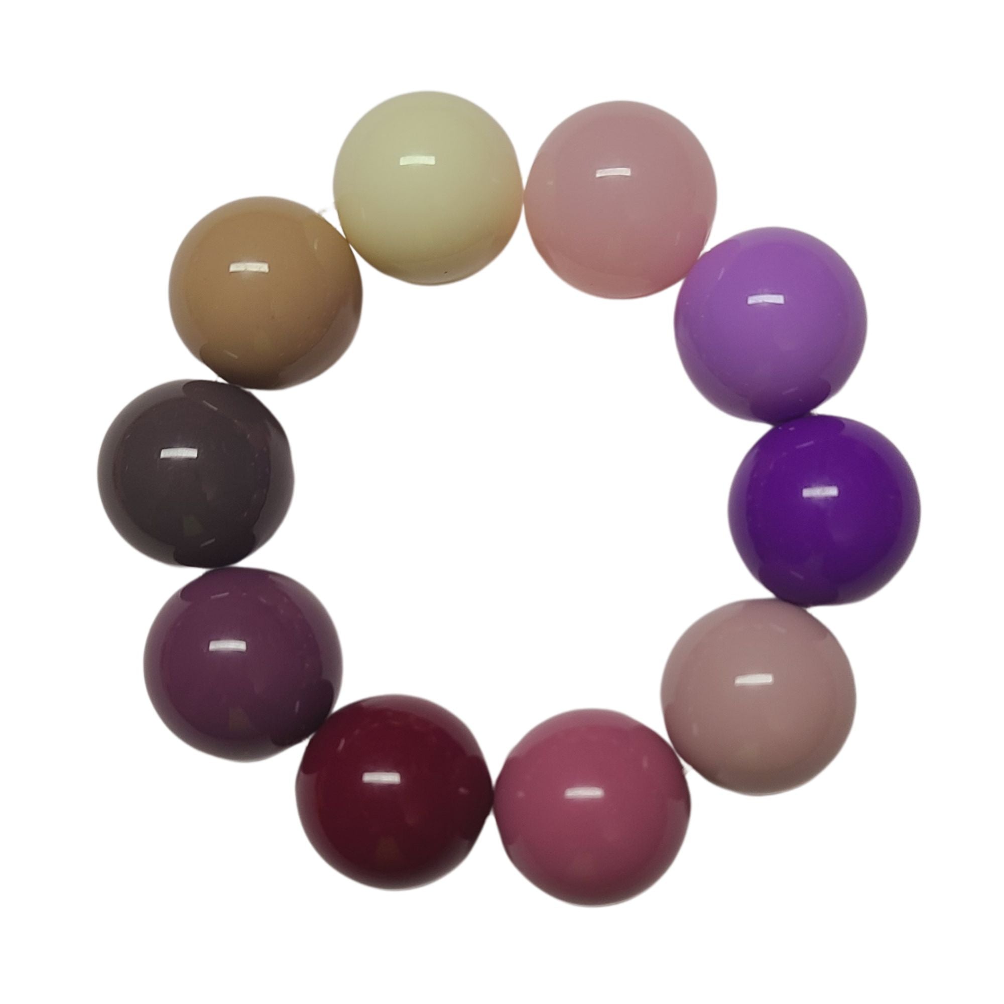 ARTSHOP Boules 20MM 34 perle violet évêque x1