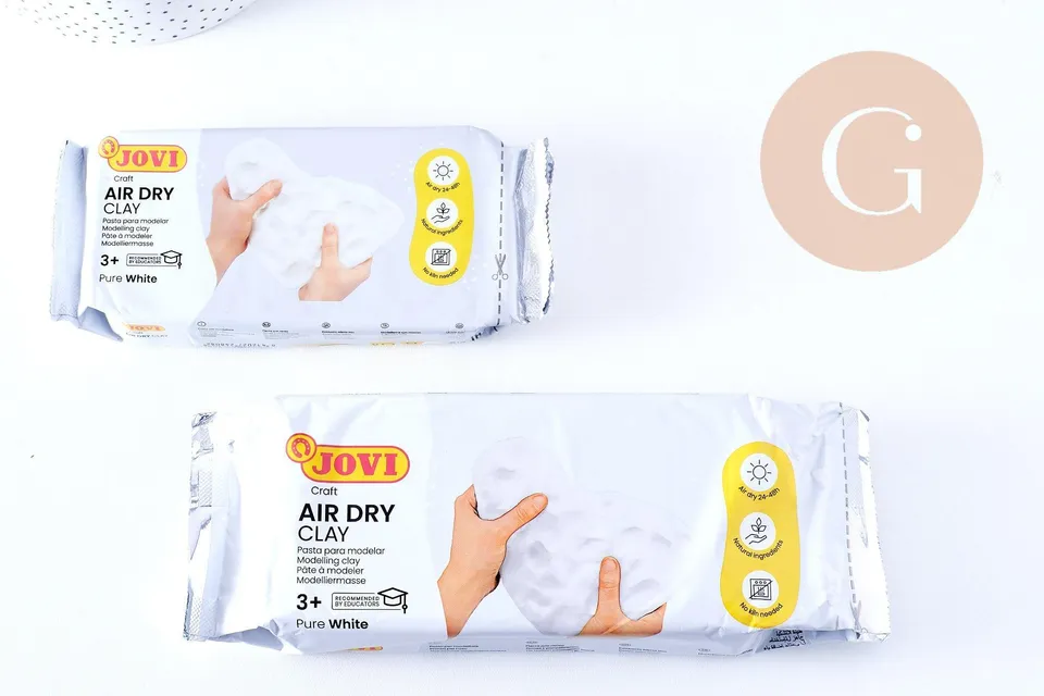 Gingerlily Pâte polymère G10636 argile autodurcissante blanche 250g