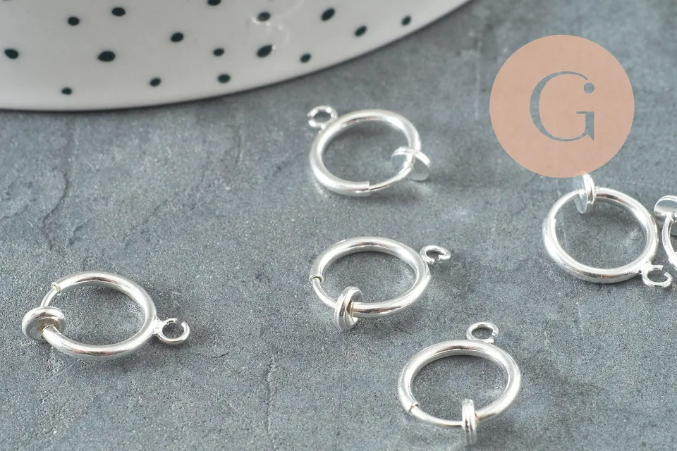 Gingerlily Apprêts G9644 créoles non percées 15.5mm x2