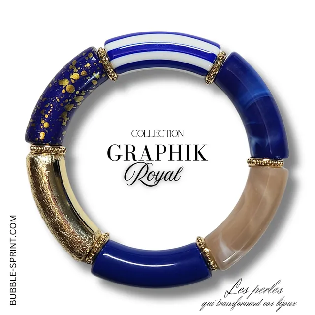 ARTSHOP Graphik bracelet royal bleu kit à monter