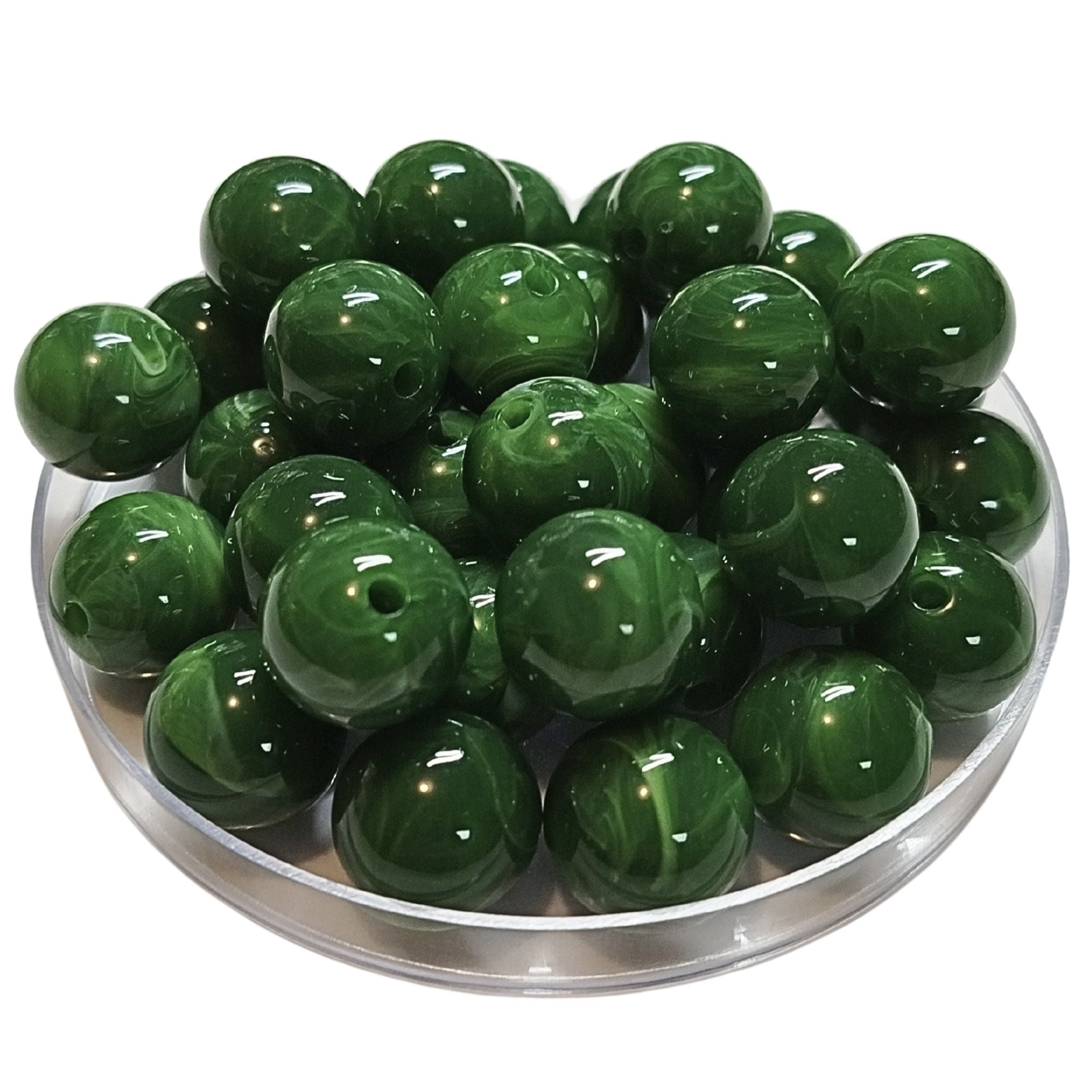 ARTSHOP Boules 251 agate mousse marbré perles 16MM x15
