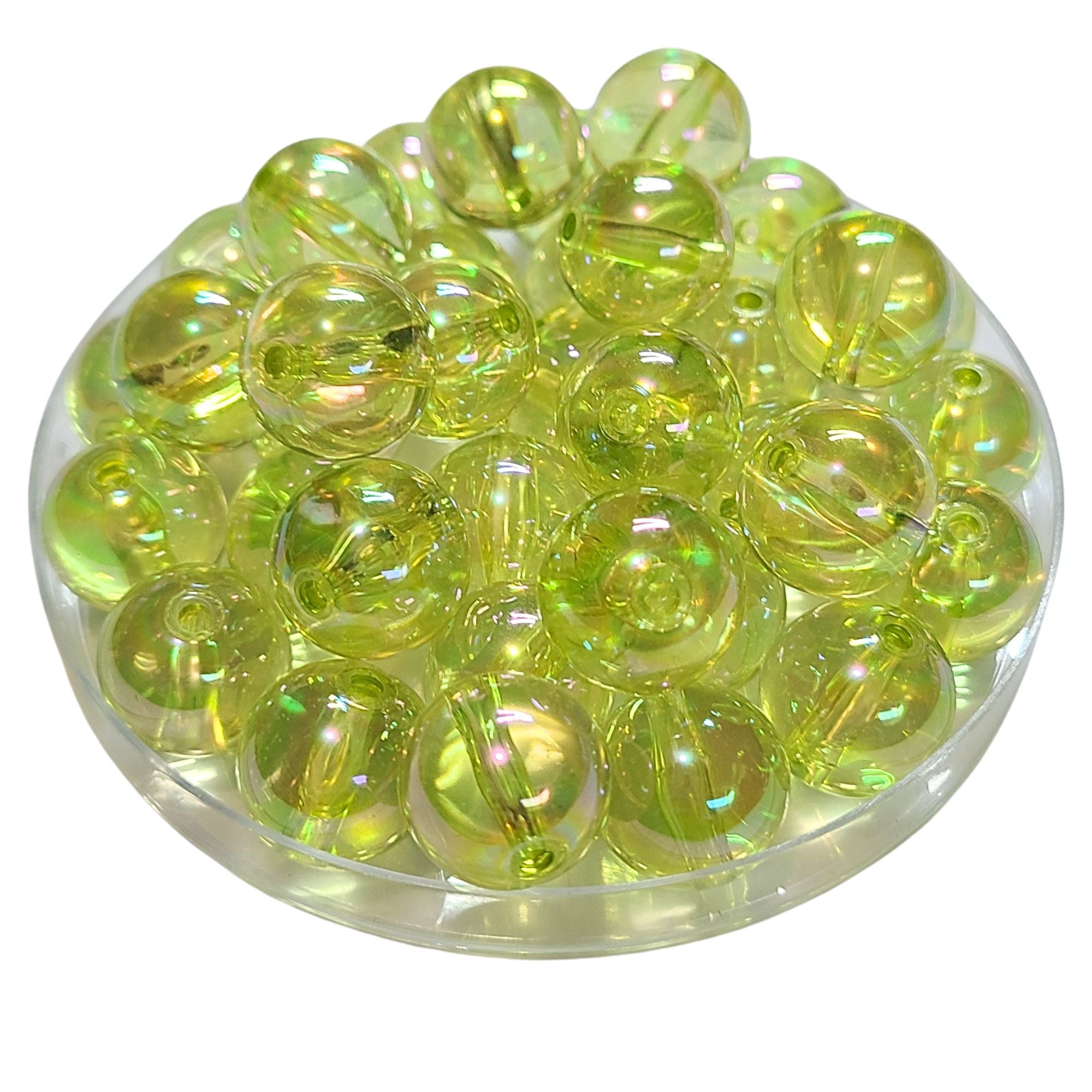 ARTSHOP Boules 321 citron 16 mm x15 perles acrylique