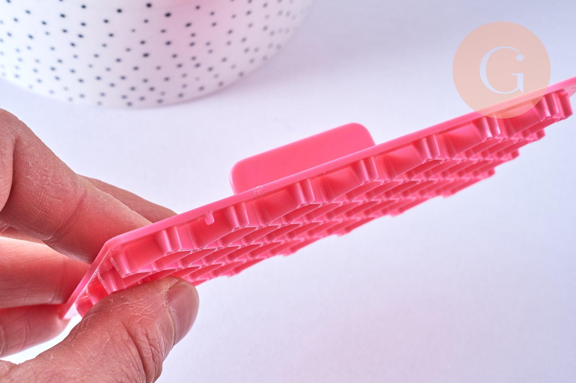 Gingerlily Pâte polymère tampon biscuit moule silicone rose 12,3 cm