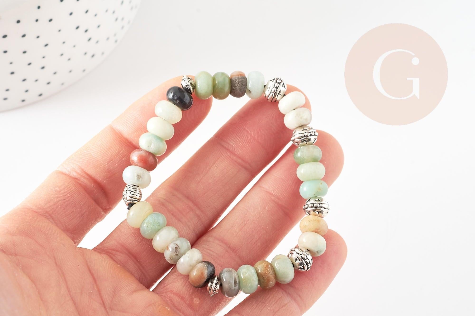 Gingerlily Kit bracelet homme amazonite MARIUS G9175