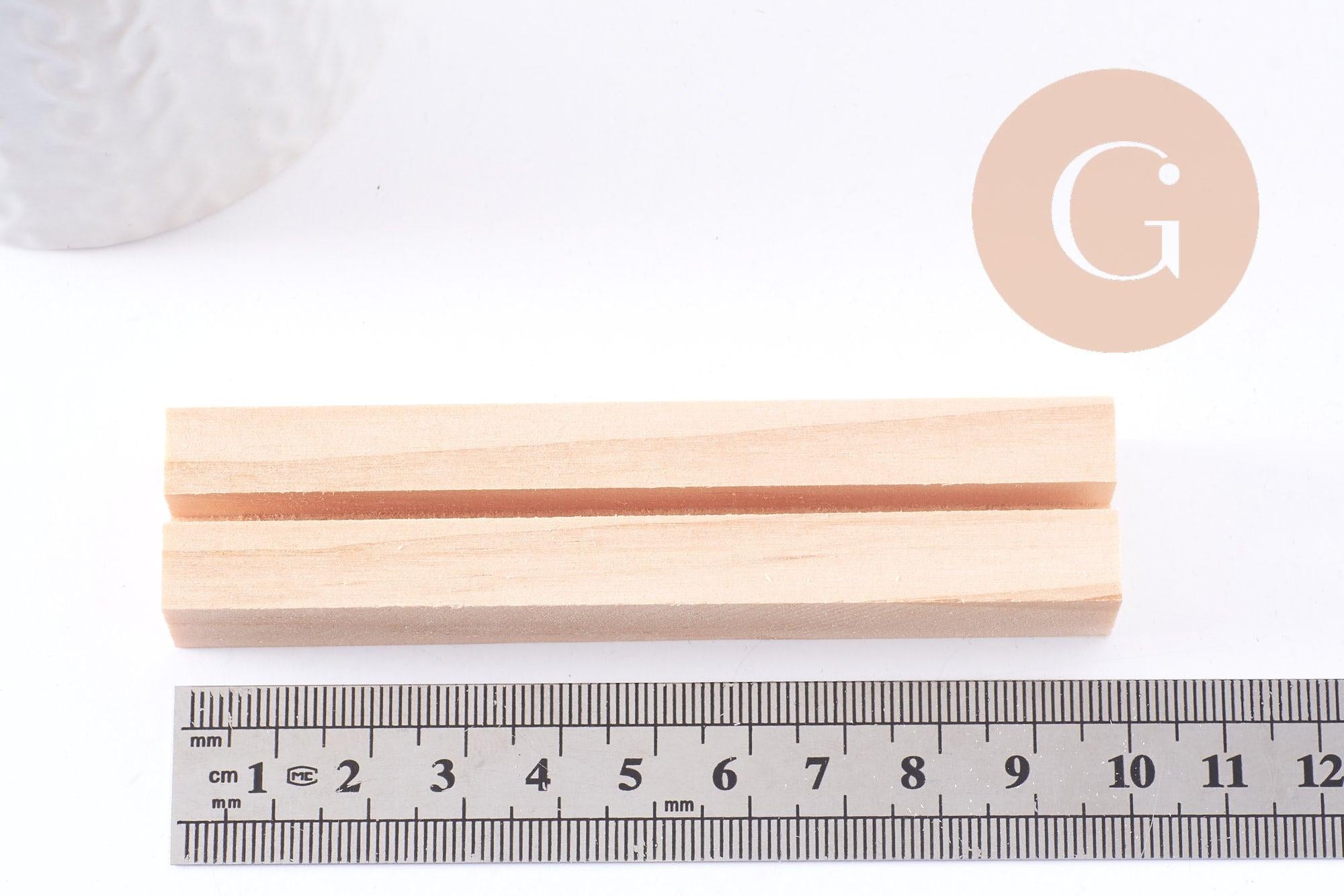 Gingerlily G10238 socle bois rainuré 9,9 cm présentoir