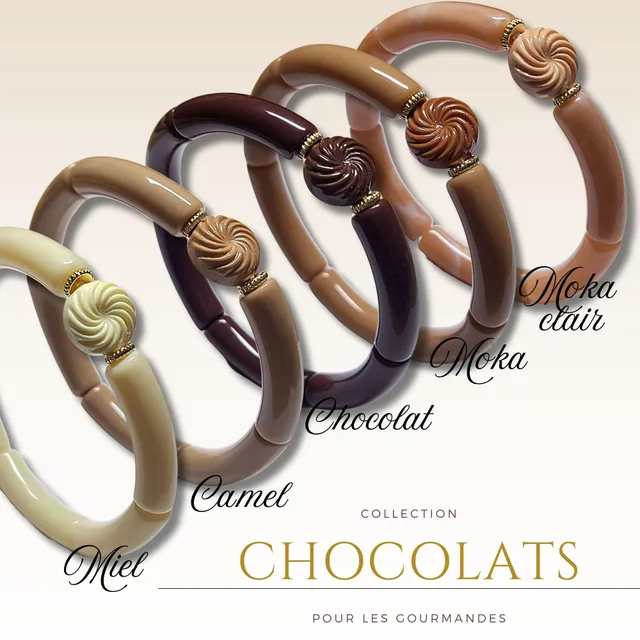 ARTSHOP Bijoux en KITS bracelet macaron Miel kit bracelet