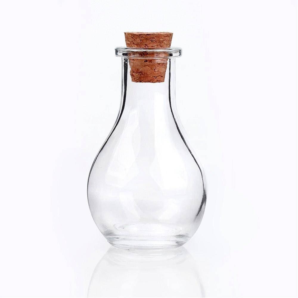 Gingerlily Accessoires Bouteille G0209 fiole verre liège 49x88mm