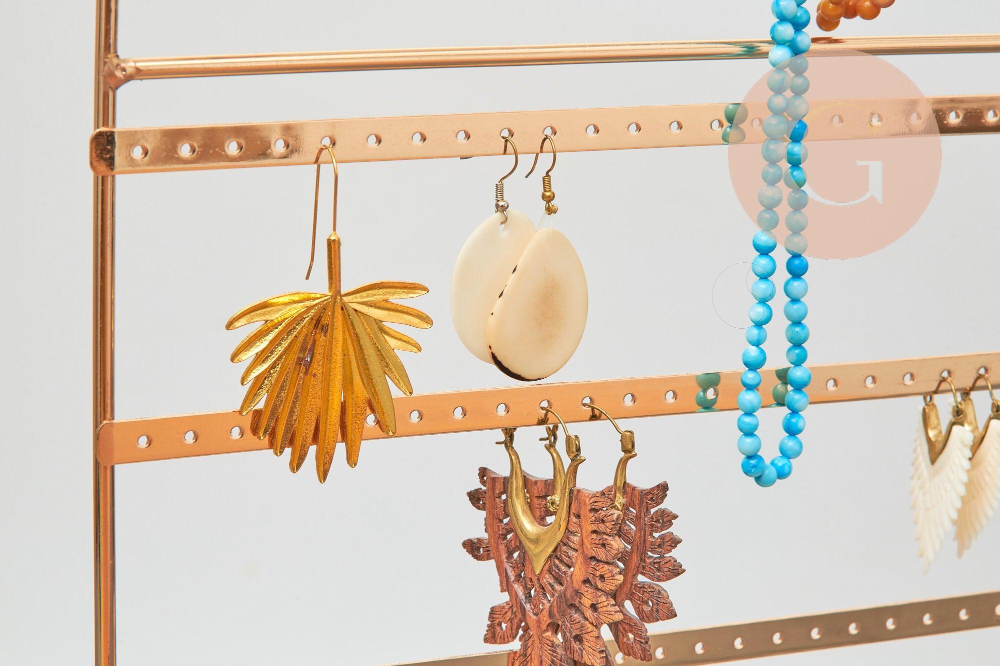 Gingerlily G9451 présentoir bijoux laiton doré 30 cm