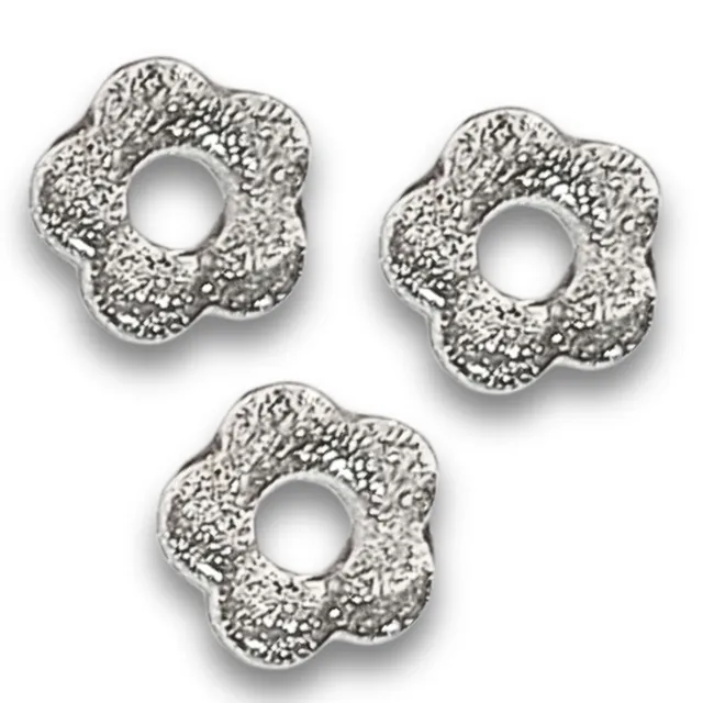 ARTSHOP Flower Power 95 fleur Baby glitter argent 20mm