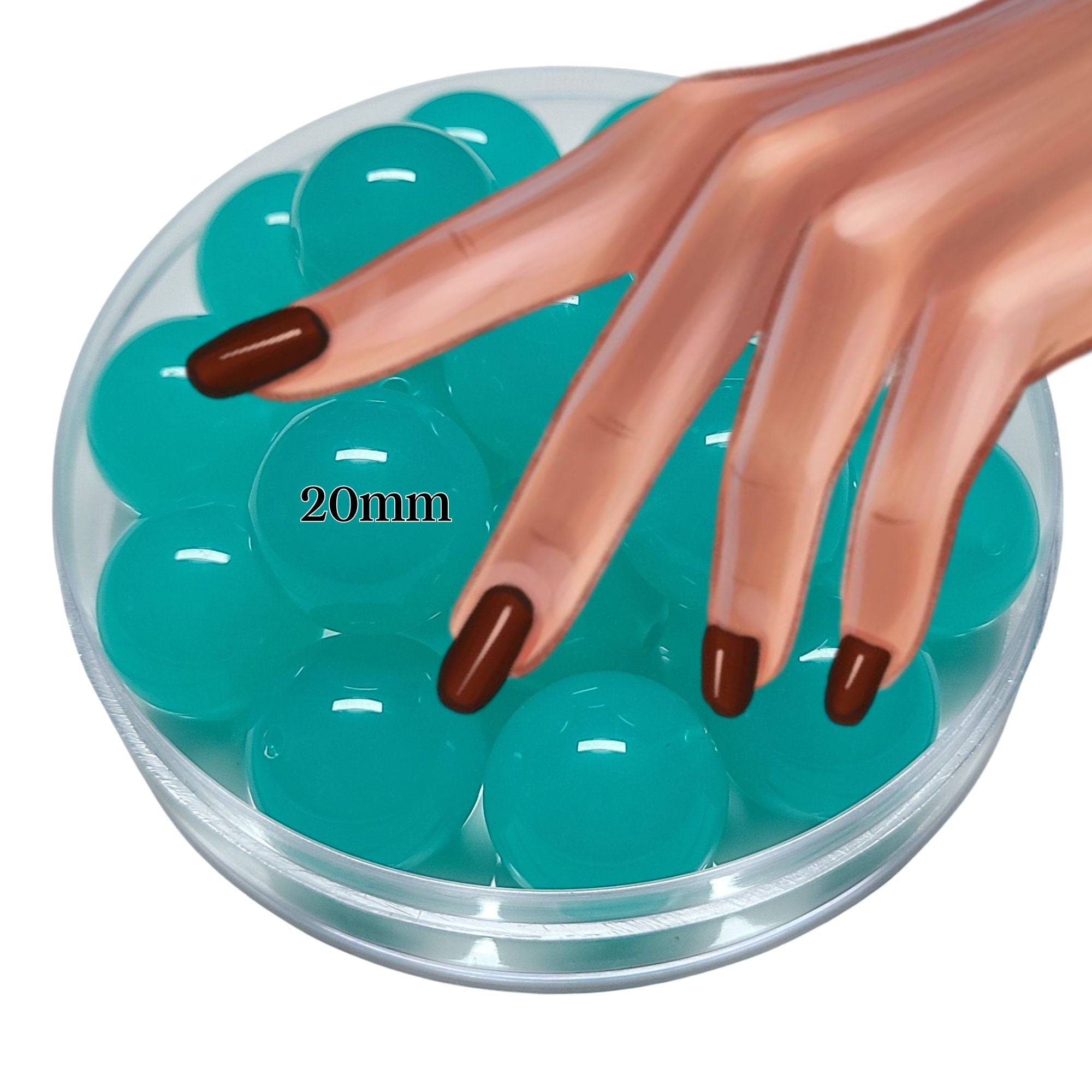 ARTSHOP Boules 20MM 71 Sorbet Pin perle acrylique 20mm x1