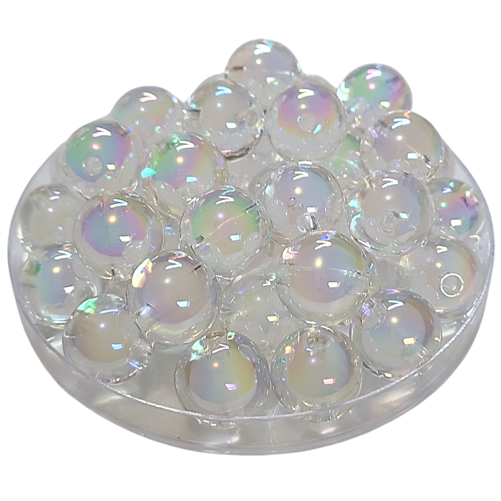 ARTSHOP Boules 16MM 426 Mirage Blanc Opale perles x15