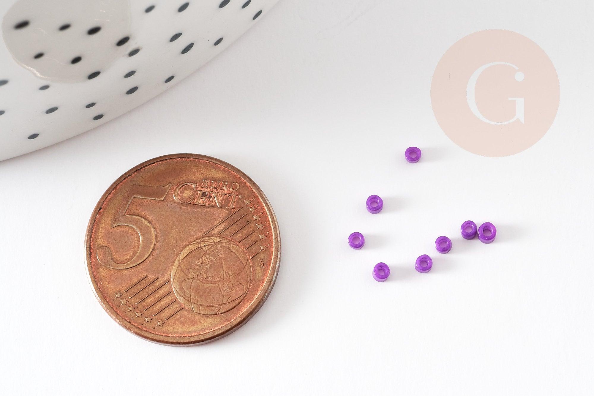 Gingerlily Perles rocaille tube violet foncé opaque 8 g