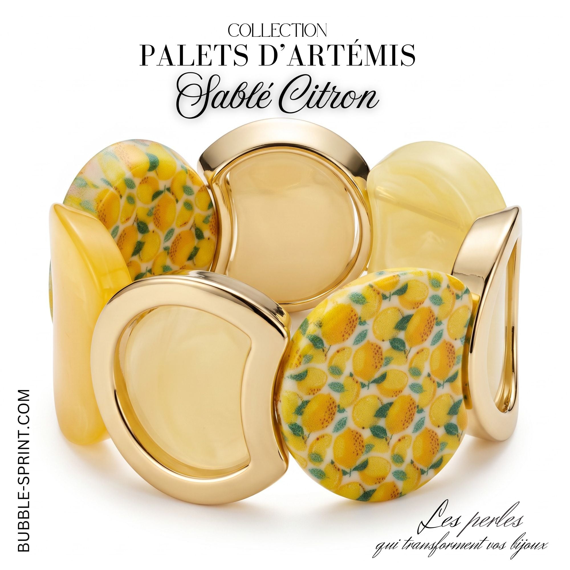 ARTSHOP Bijoux en KITS ARTEMIS bracelet Sablé Citron KIT