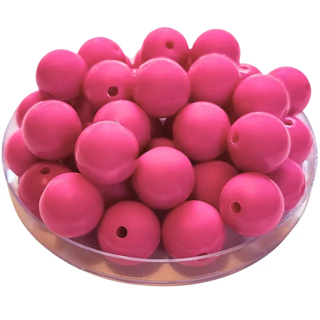 ARTSHOP Boules 16MM 425 perles rose magenta x15