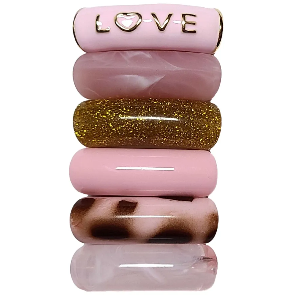 ARTSHOP Camaieux 131 lot 6 tubes LOVE rose 12MM