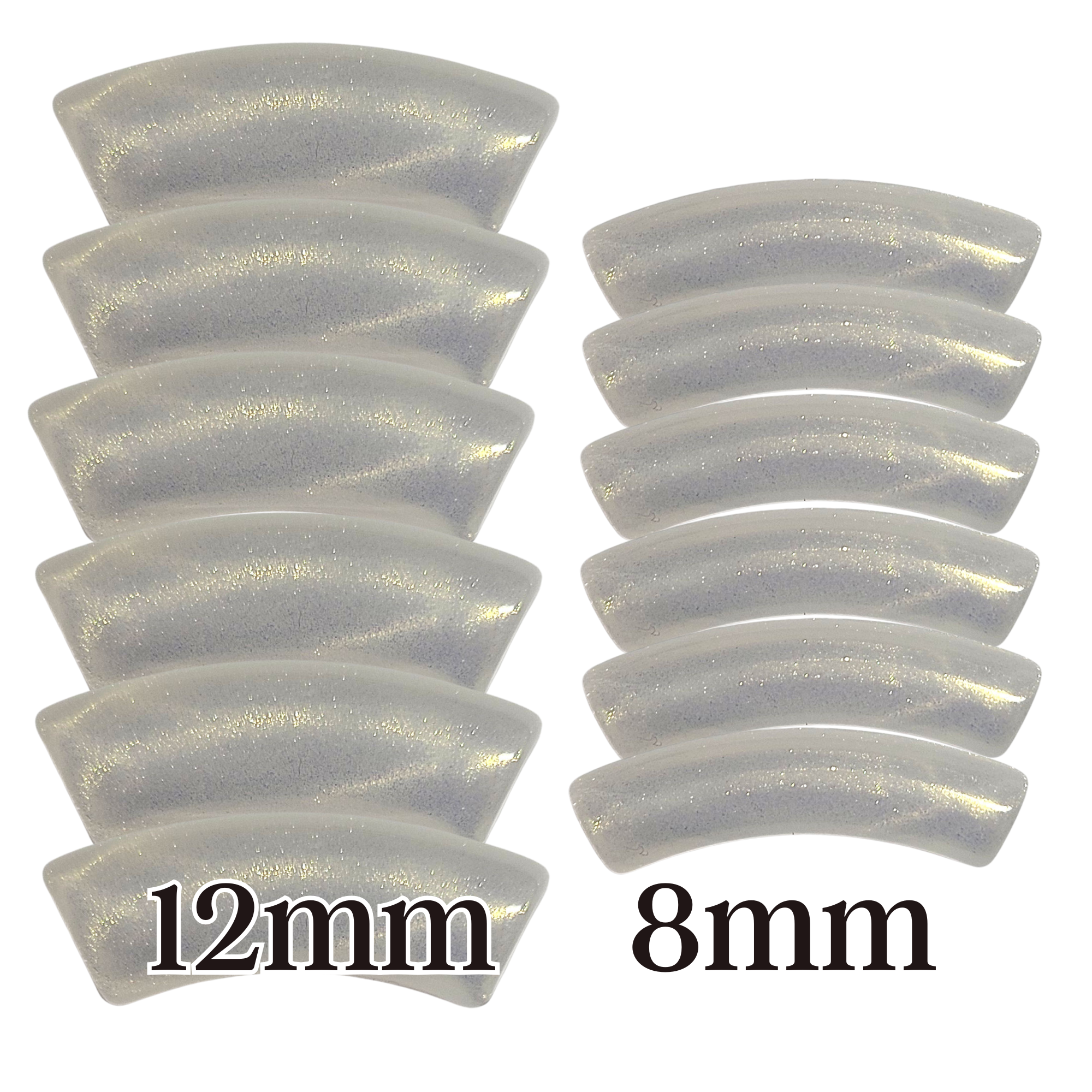 ARTSHOP 340 Tubes Pearl satin blanc 8MM x6 tubes