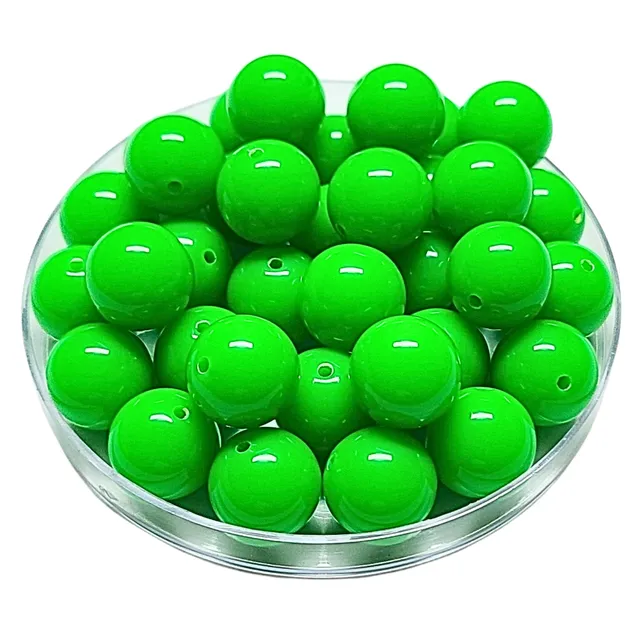 ARTSHOP 192 boules acrylique 16MM néon vert pomme x1