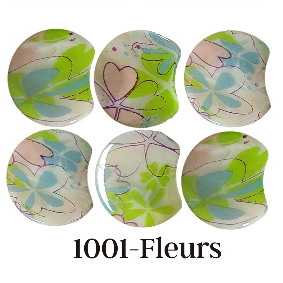 ARTSHOP Palets LUNE MOON 1001 palet fleurs incurvé x1
