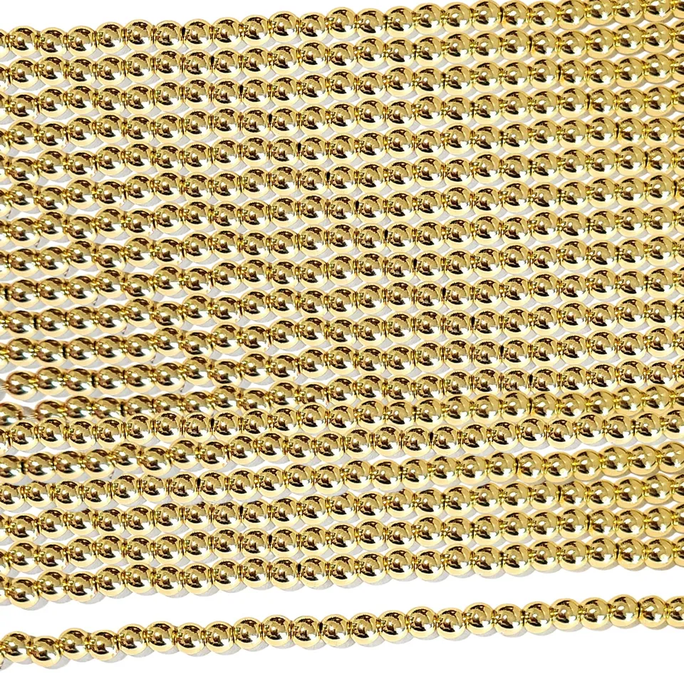 ARTSHOP Waterproof AP8D boules dorées 3mm sachet 30