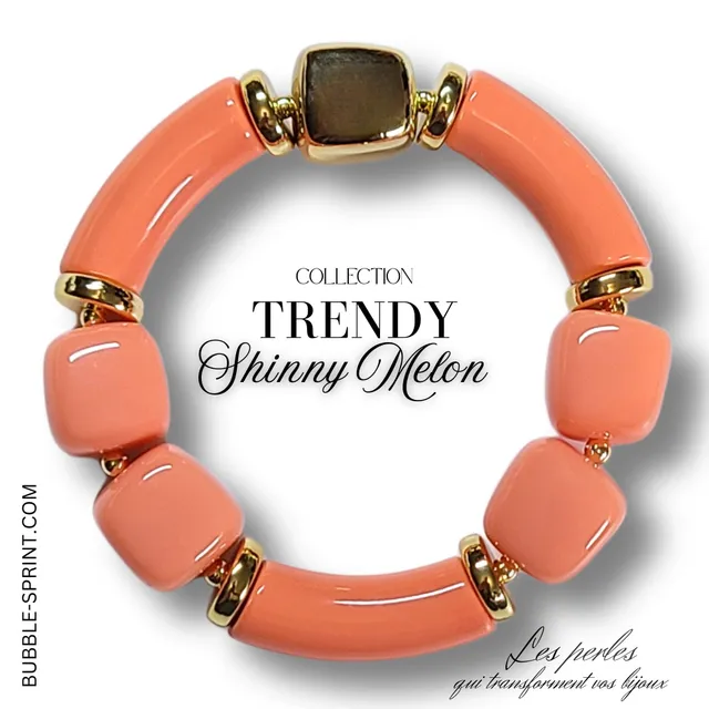 ARTSHOP Trendy Shinny Melon bracelet kit à faire soi-même melon