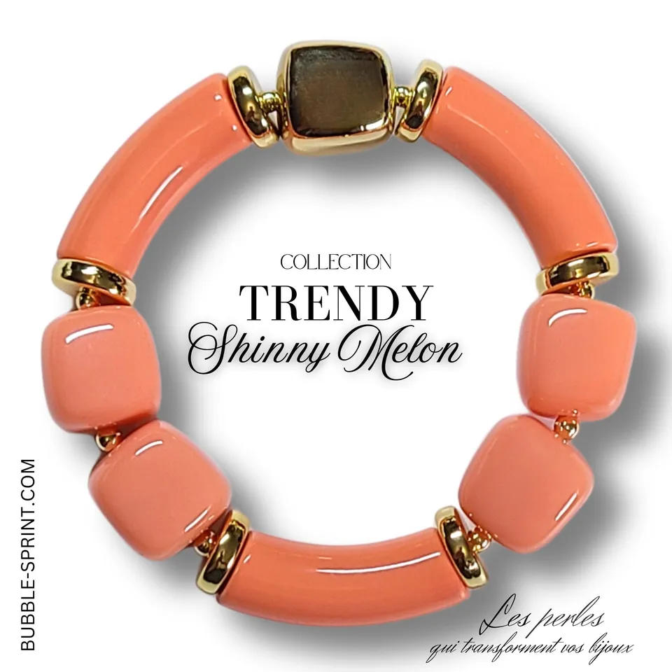 ARTSHOP Trendy Shinny Melon bracelet kit à faire soi-même melon