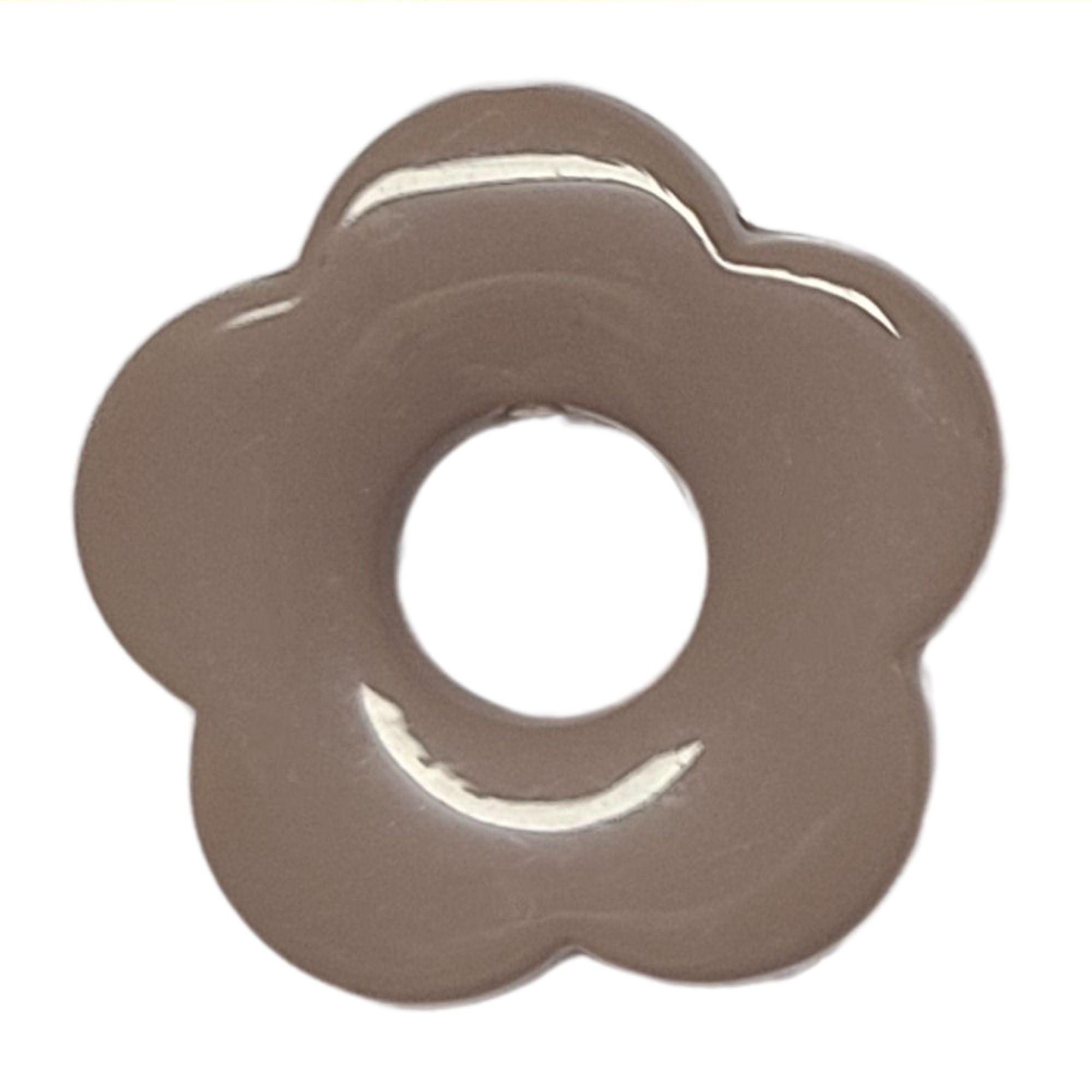Artshop Flower Power 53 fleur capucine taupe 27mm x1