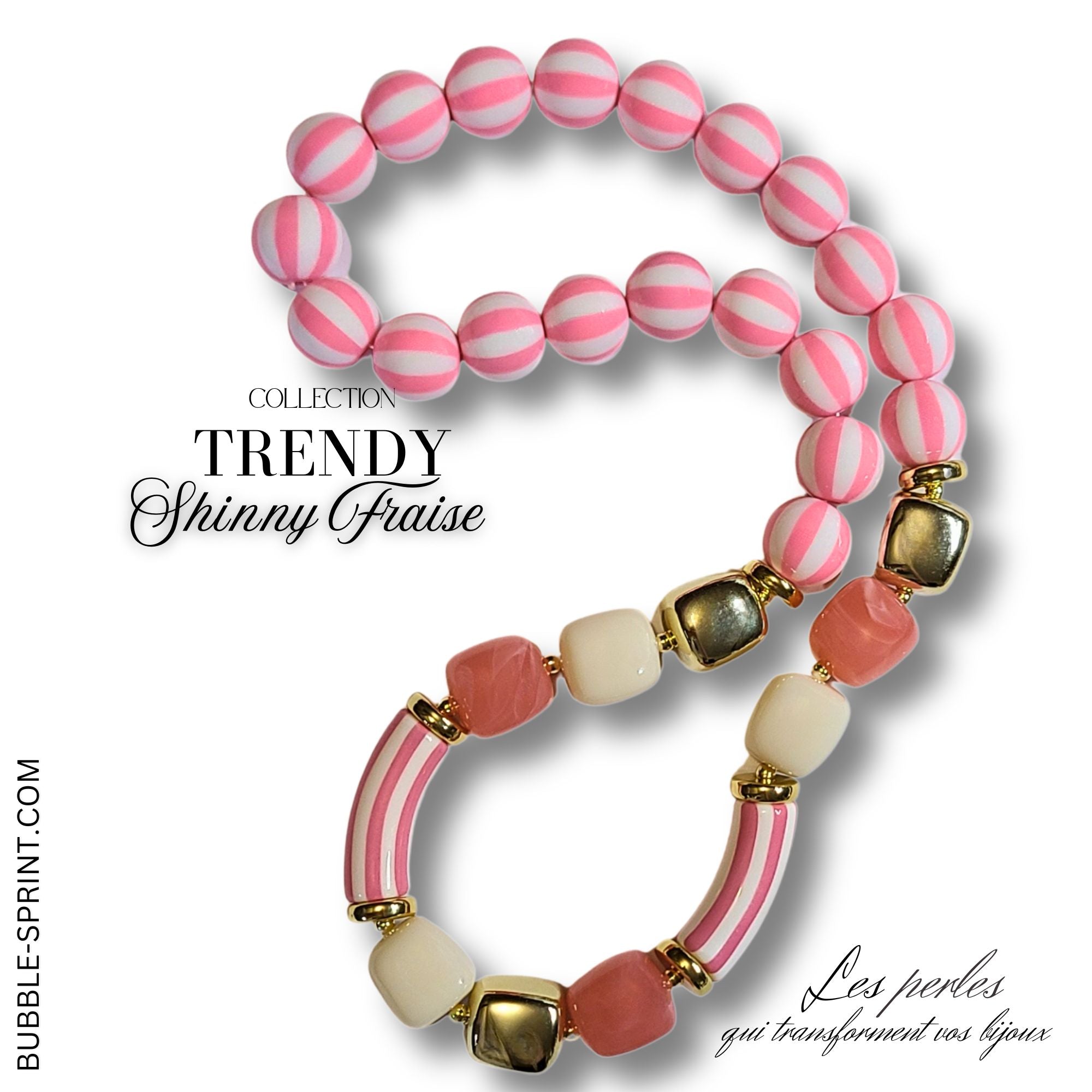 ARTSHOP Trendy Shinny Fraise collier kit fraise 48 cm