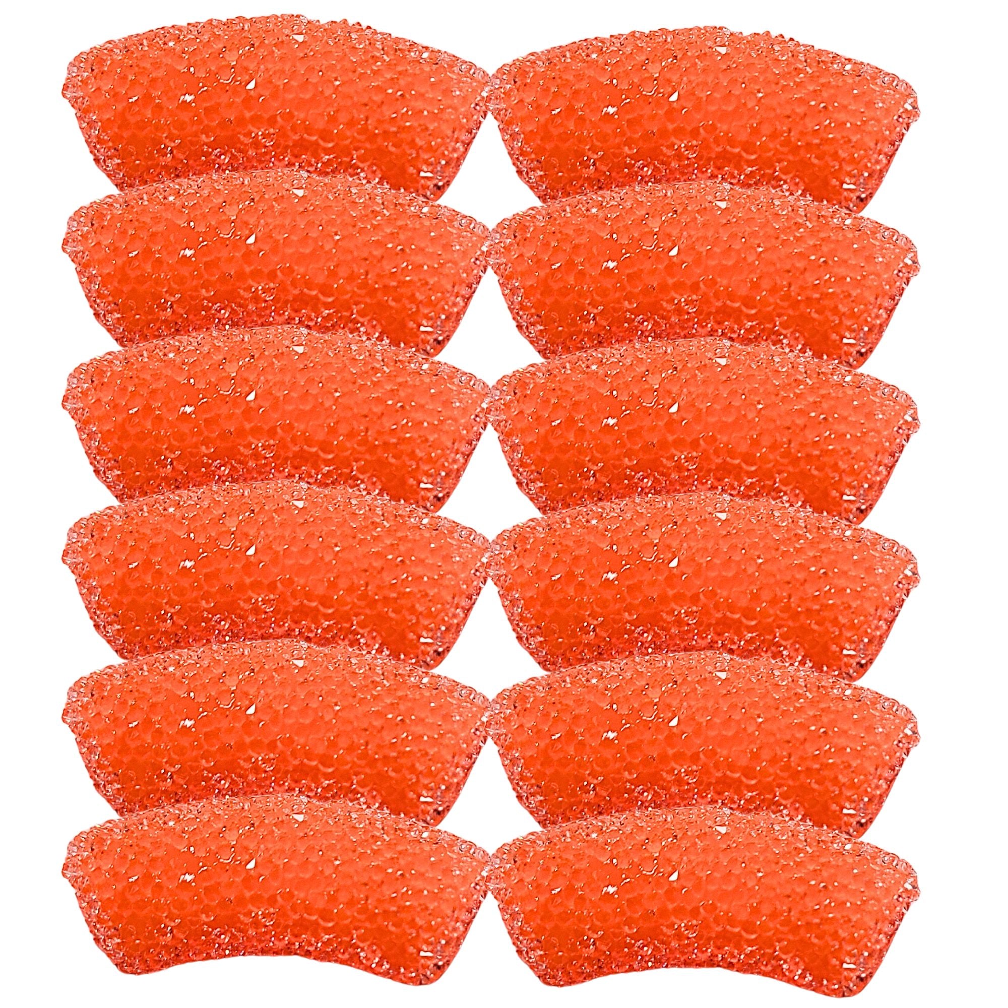 ARTSHOP Tubes Sucrés tube incurvé orange fluo x1