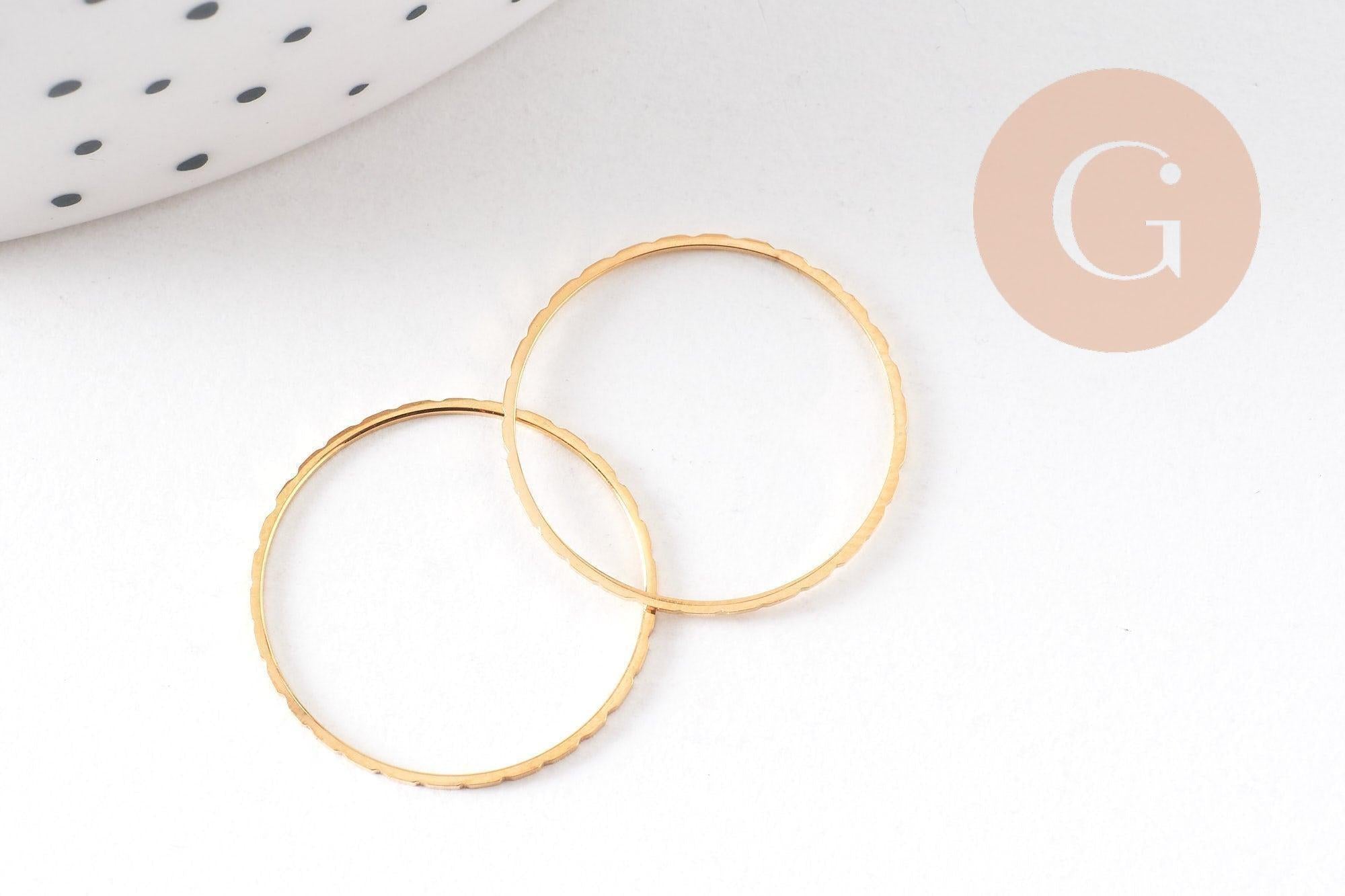 Gingerlily Accessoires G10499 bague fine dorée 1mm taille 7